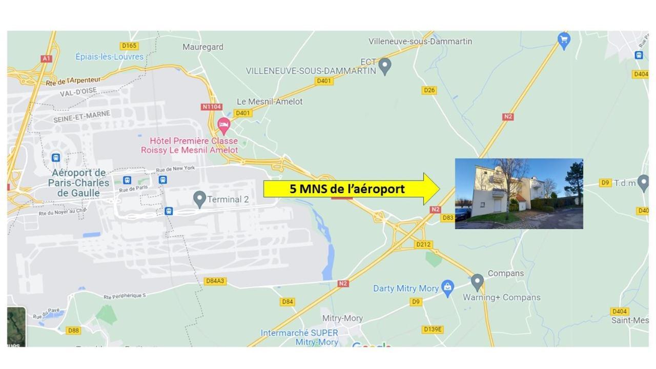 Le Stop N'Go Cdg - Airport - Asterix - Paris Thieux  Экстерьер фото